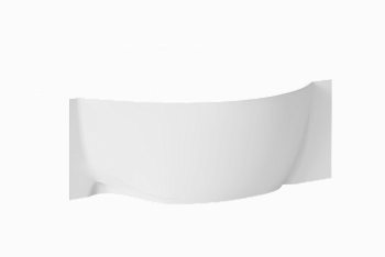 Экран Аура 170 правый белый глянец из искуcственного камня