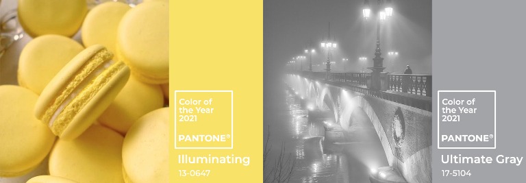 Pantone объявил главные цвета 2021 года