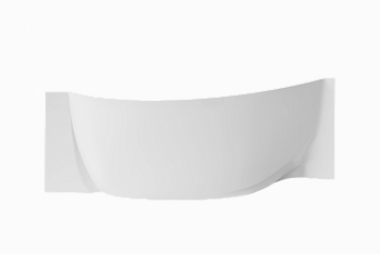 Экран Аура 185 левый белый глянец из стеклопластика FRP