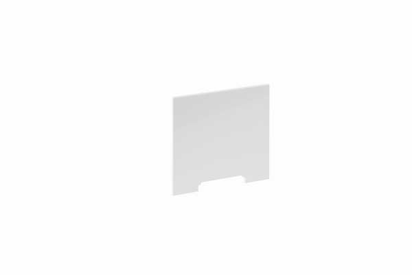 Экран Фишка 60 белый глянец из стеклопластика FRP