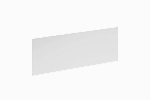 Экран Квадро 150 белый глянец из искуcственного камня