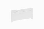 Экран Берта 130 белый глянец из искуcственного камня