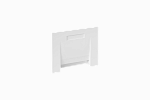 Экран Атриум 80 белый глянец из искуcственного камня
