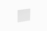 Экран Аура 75 белый глянец из искуcственного камня