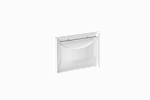 Экран Домино 80 полотенцедержатель белый глянец из искуcственного камня