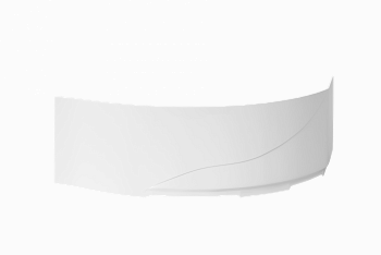 Экран Грация 170 левая белый глянец из стеклопластика FRP