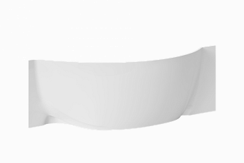 Экран Аура 185 правый белый глянец из искуcственного камня