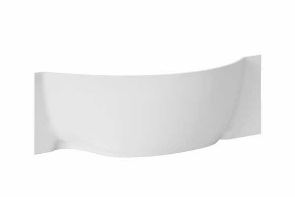 Экран Аура 185 правый белый глянец из искуcственного камня