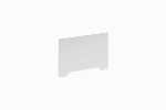 Экран Фишка 80 белый глянец из искуcственного камня
