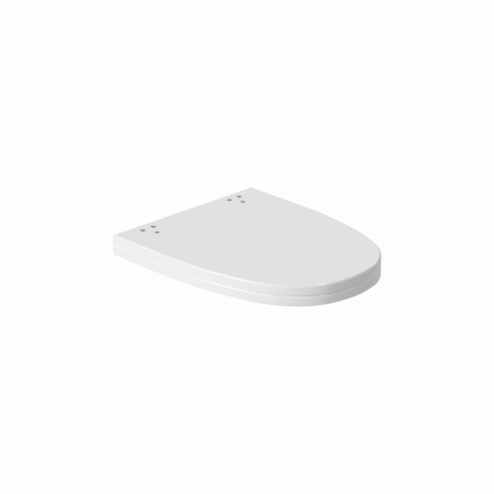 Сиденье+крышка для унитаза Риспекта белые глянец из искуcственного камня