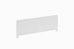 Экран Домино 150 белый глянец из стеклопластика FRP