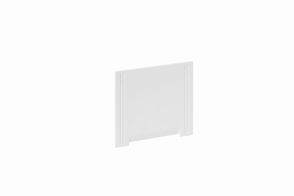 Экран Джерси 70 белый глянец из искуcственного камня