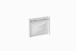 Экран Домино 75 полотенцедержатель белый глянец из искуcственного камня