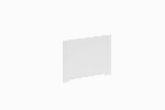 Экран Джерси 80 белый глянец из искуcственного камня